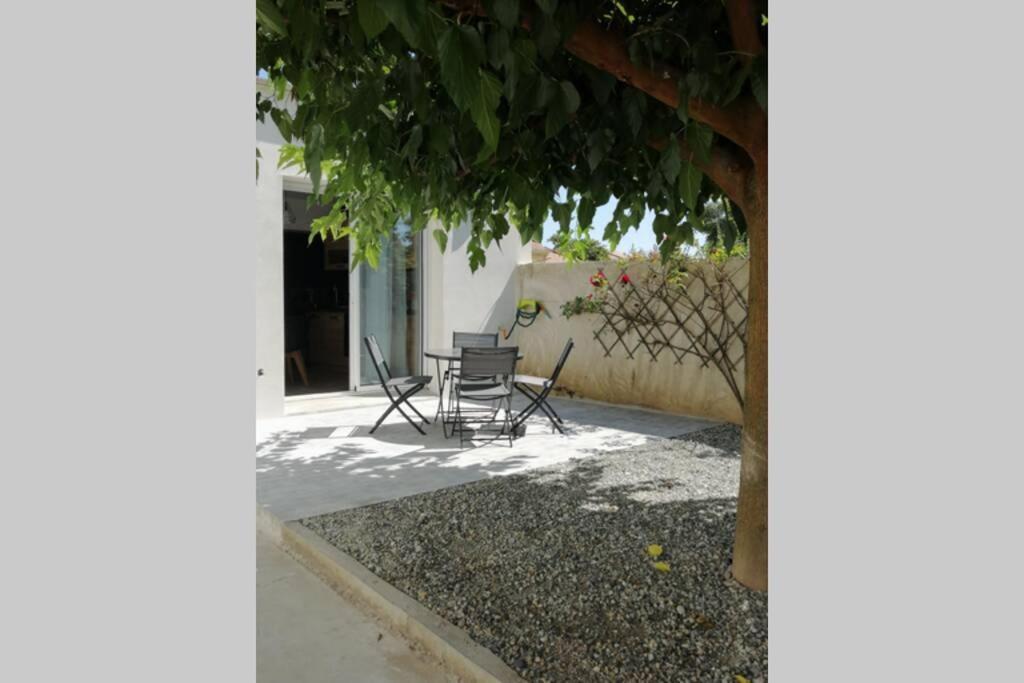 Charmant Appartement Avec Terrasse Pont-de-lʼIsère Exterior foto