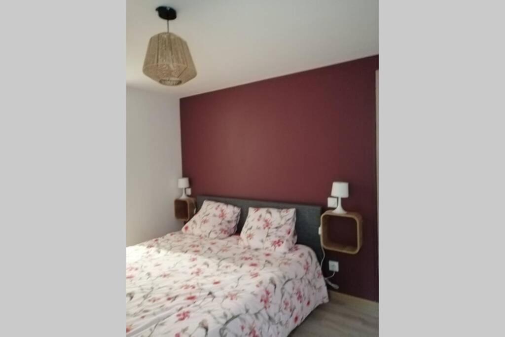 Charmant Appartement Avec Terrasse Pont-de-lʼIsère Exterior foto